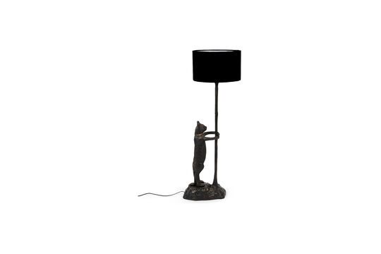 Cute Cate black aluminum floor lamp