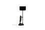 Miniature Cute Cate black aluminum floor lamp Clipped