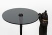 Miniature Cute Cate black glass side table 4