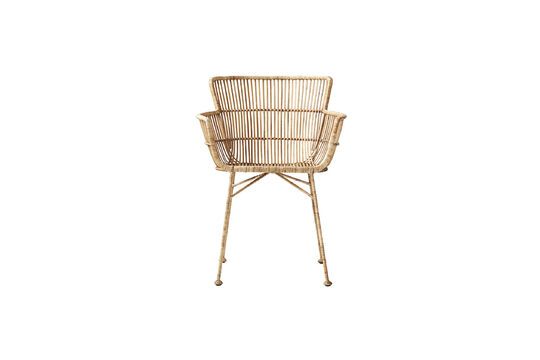 Cuun light rattan armchair Clipped