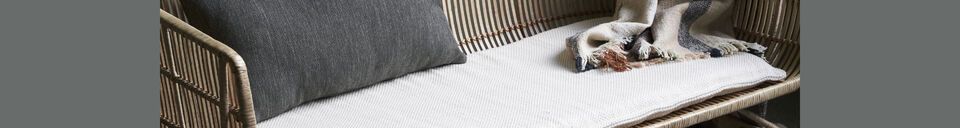 Material Details Cuun off-white cotton cushion