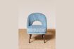 Miniature Cyrus blue fabric armchair 2