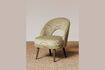 Miniature Cyrus green fabric armchair 1