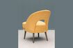 Miniature Cyrus yellow fabric armchair 4