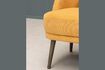 Miniature Cyrus yellow fabric armchair 6