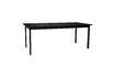 Miniature Dapper black ash wood dining table 1