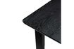 Miniature Dapper black ash wood dining table 4