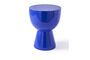 Miniature Dark blue fiberglass Tip tap stool Clipped