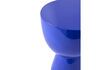 Miniature Dark blue fiberglass Tip tap stool 15