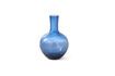 Miniature Dark blue glass vase h50cm Cracked 1