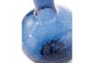 Miniature Dark blue glass vase h50cm Cracked 6