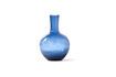 Miniature Dark blue glass vase h50cm Cracked 4