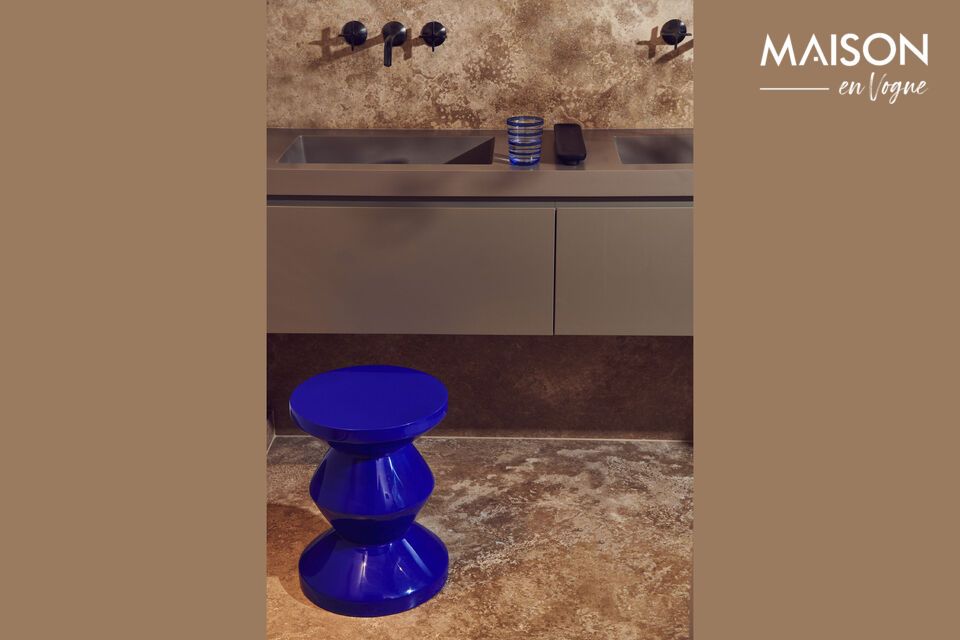 With its deep dark blue color, it brings a subtle yet striking touch of color to any space