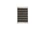 Miniature Dark brown jute rug 90x60 cm Chen Clipped