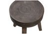 Miniature Dark brown wooden stool Sef 4