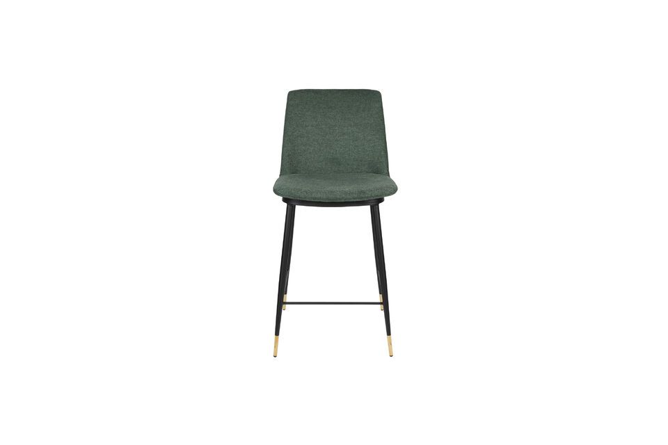 Dark green fabric counter chair Lionel - 1