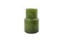 Miniature Dark green glass vase Bole Clipped