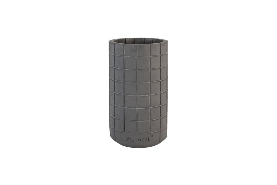 Dark grey concrete vase 26 cm Fajen Zuiver