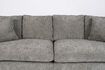 Miniature Dark grey fabric 3-seater sofa Sense 8