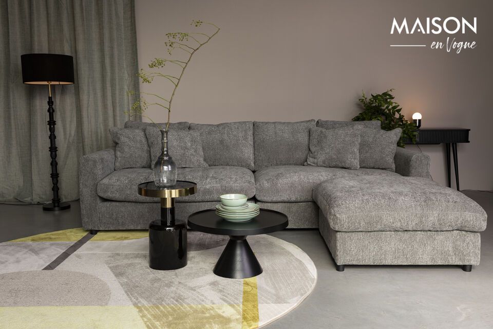 With its organic shapes reminiscent of a cloud and multiple soft cushions