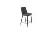 Miniature Dark grey fabric bar chair Lionel 1