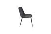 Miniature Dark grey fabric chair Lionel 6