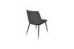 Miniature Dark grey fabric chair Lionel 7