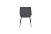 Miniature Dark grey fabric chair Lionel 8