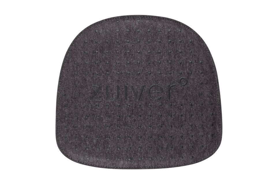 Dark grey fabric cushion Albert Kuip - 6