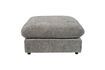 Miniature Dark grey fabric footrest Sense 1