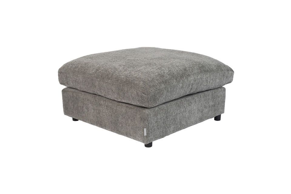 Dark grey fabric footrest Sense - 2