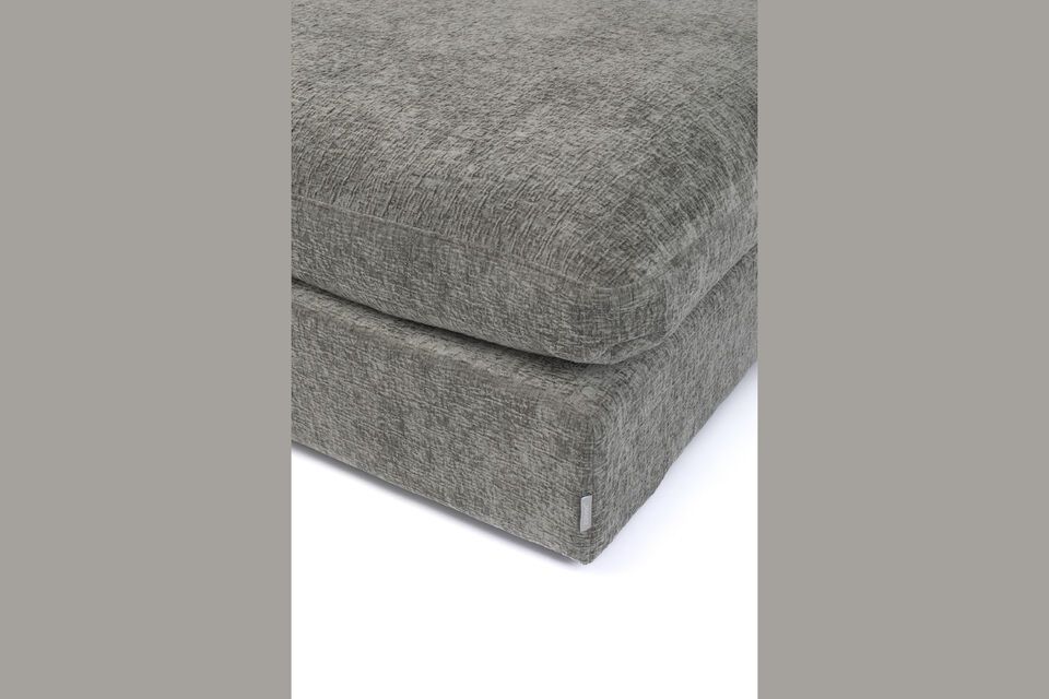 Dark grey fabric footrest Sense - 3