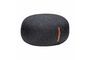 Miniature Dark grey fabric pouf Mochi Clipped