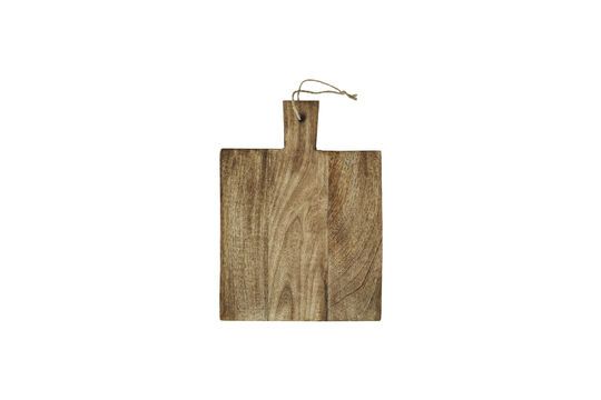 Dark mango wood cutting board Sausage Clipped