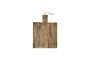 Miniature Dark mango wood cutting board Sausage Clipped