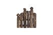 Miniature Dark Monkeys recycled wood wall decoration 1