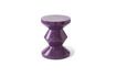 Miniature Dark purple fiberglass stool Zig zag 1