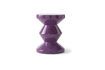 Miniature Dark purple fiberglass stool Zig zag 10