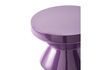 Miniature Dark purple fiberglass stool Zig zag 12