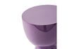 Miniature Dark purple fiberglass Tip tap stool 9