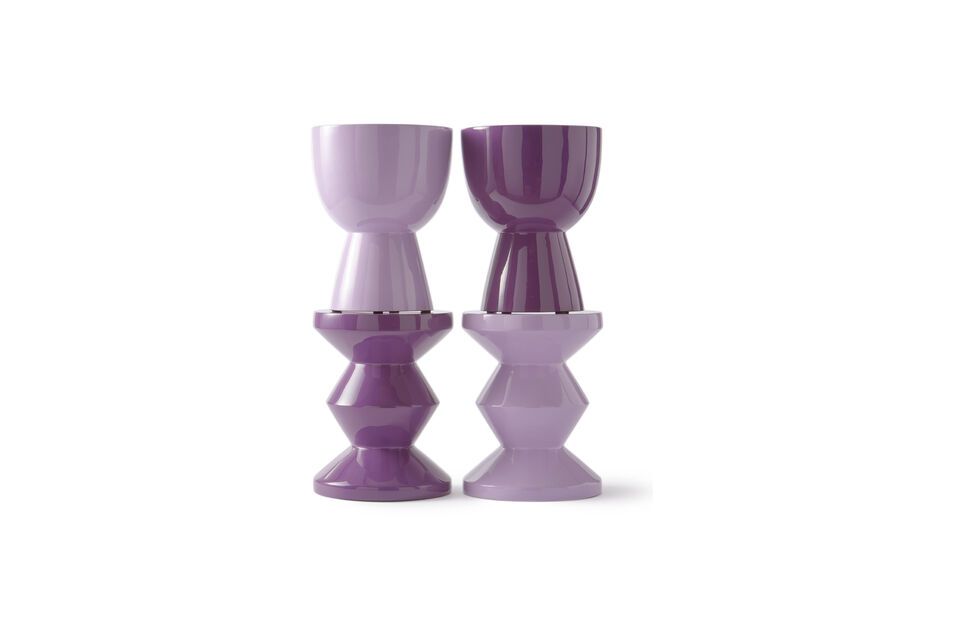 Available in a range of dynamic colors, it adds a playful, elegant touch to any room