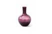 Miniature Dark purple glass vase h32cm Cracked 3