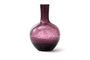 Miniature Dark purple glass vase h32cm Cracked Clipped