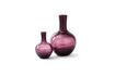 Miniature Dark purple glass vase h50cm Cracked 4