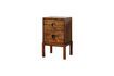 Miniature Dark wood bedside table Herstal 1