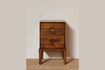 Miniature Dark wood bedside table Herstal 3