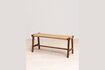 Miniature Dark wood bench Cuba 1