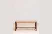 Miniature Dark wood bench Cuba 2