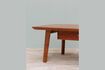 Miniature Dark wood coffee table District 3