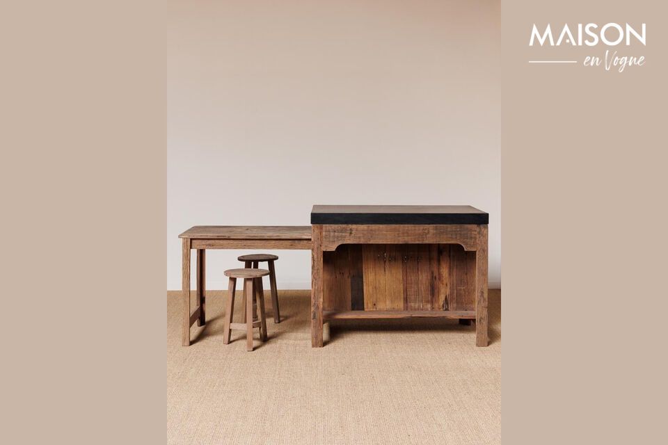 Rediscover classic elegance and durability with our reclaimed wood console